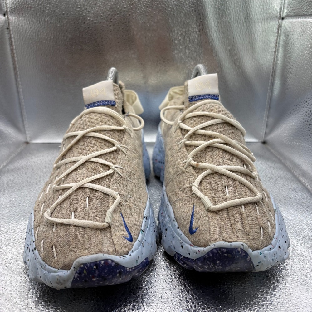 Size 8 Nike Space Hippie 04 Sail Astronomy Blue Womens Athletic Shoes CD3476-101 - Picture 3 of 12